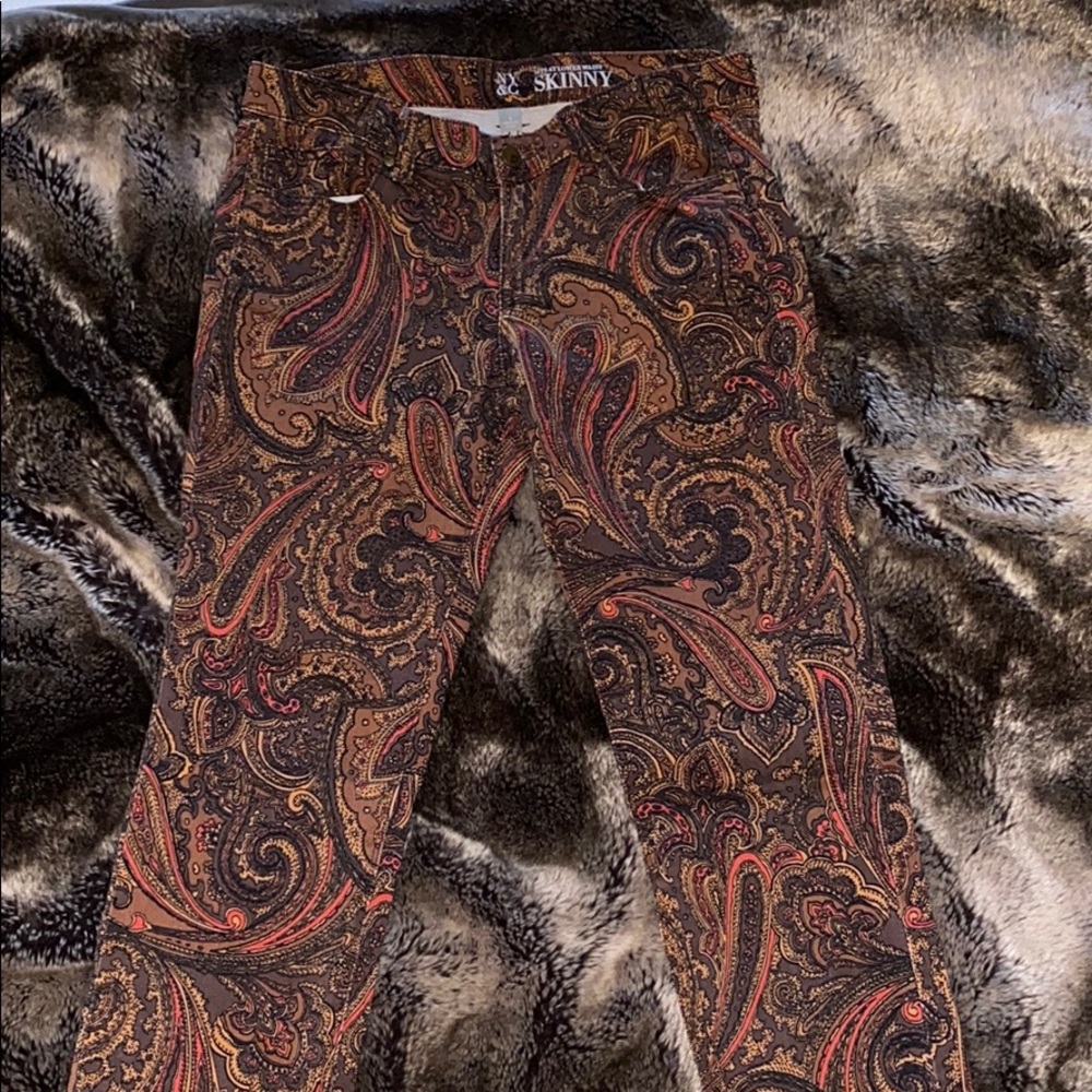 New York & Company Patterned Jeans